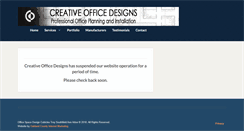 Desktop Screenshot of creativeofficedesigns.com